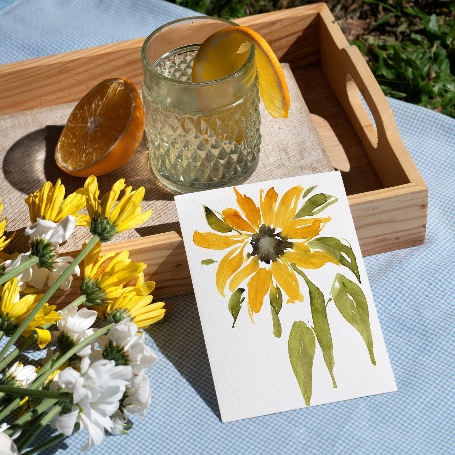 Onlinekurs „Sonnenblumen in Aquarell“ – Leuchtkraft und Struktur in einem Motiv